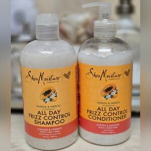 Shea Moisture Papaya & Neroli Frizz Control Hair Set SHAMPOO & CONDITIONER